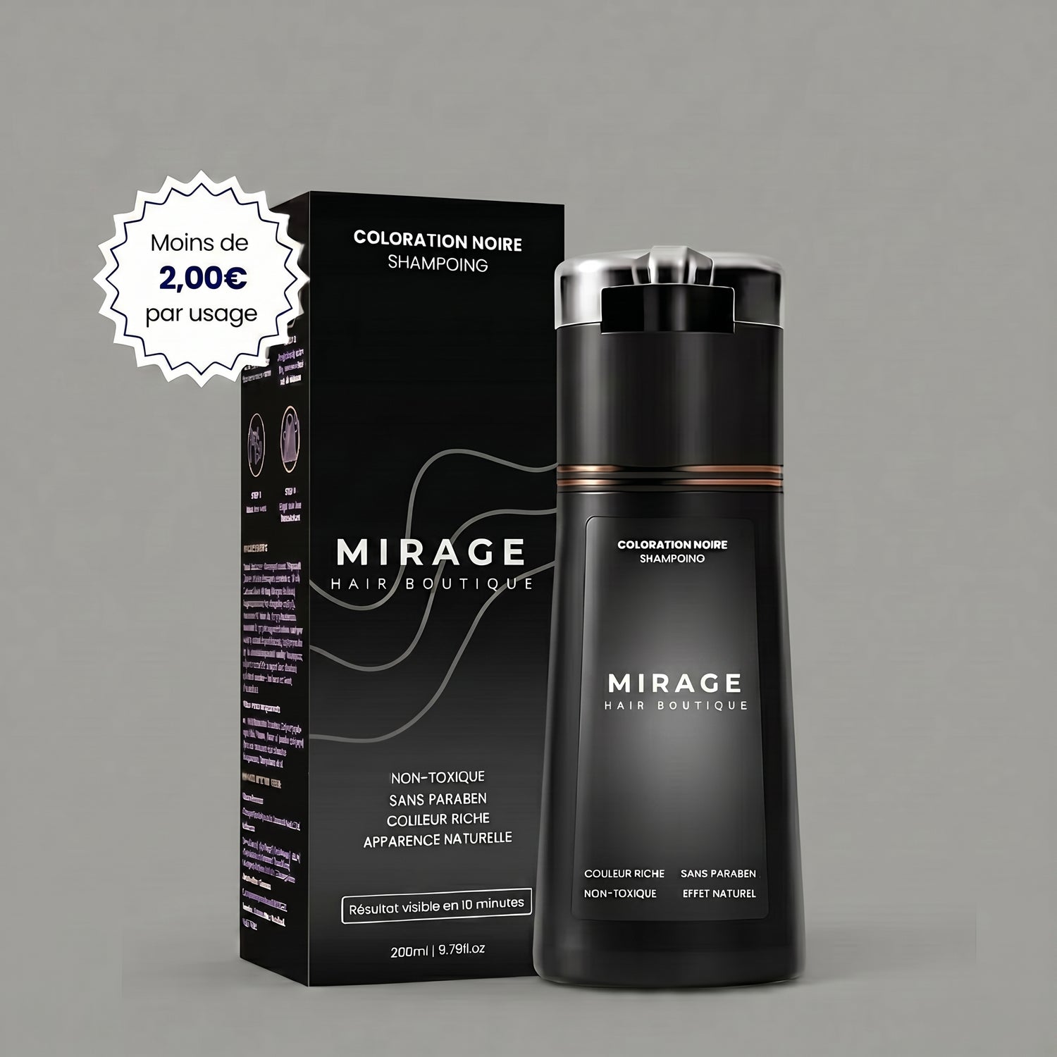 Shampoing colorant instantané